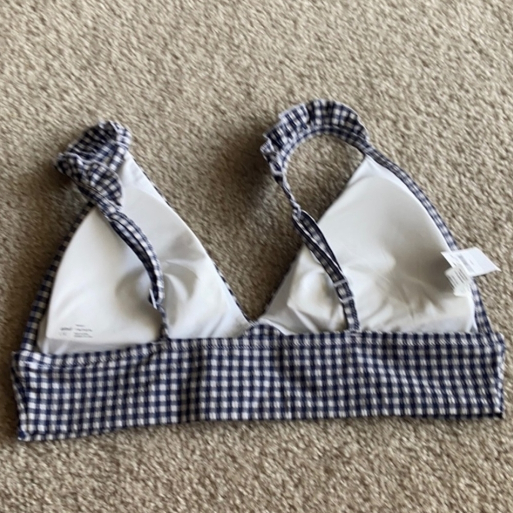 NWT Aerie gingham Swim Top - Picture 2 of 4